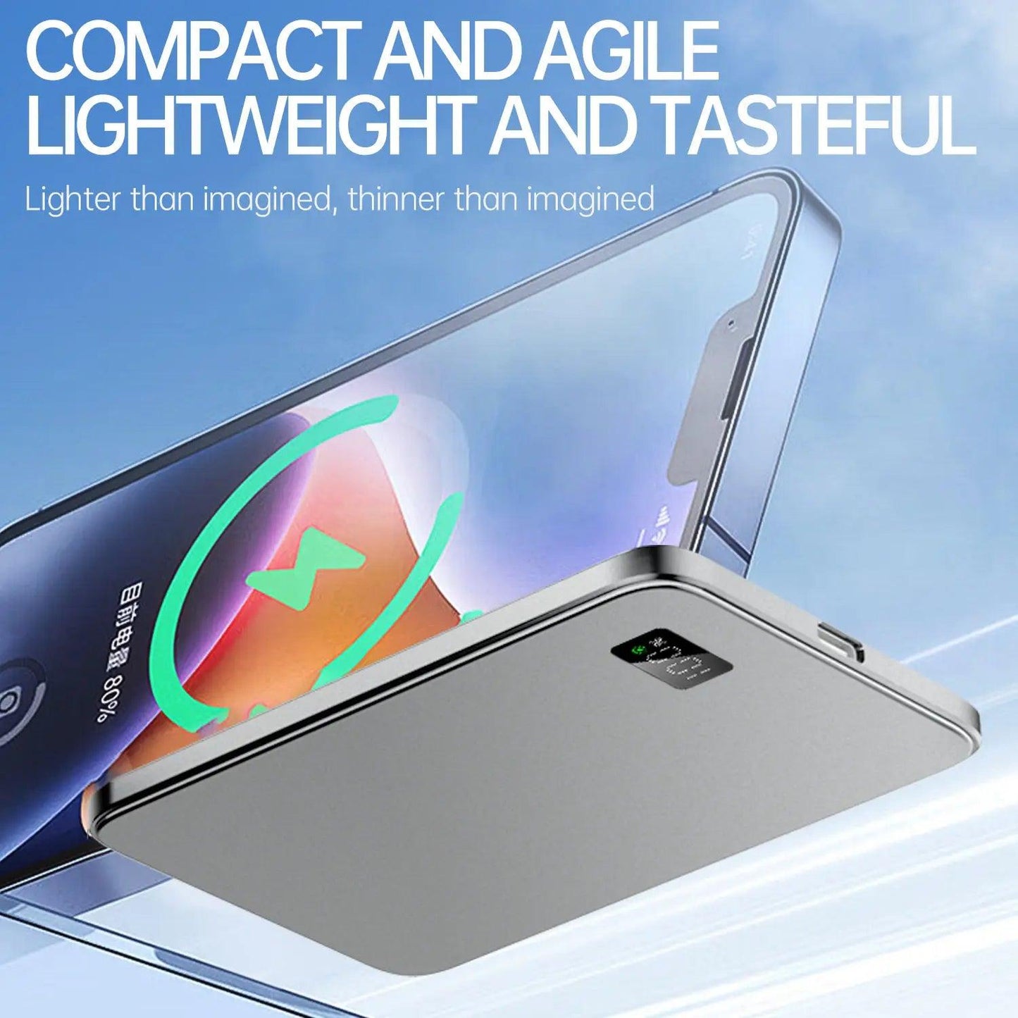 Ultra Thin Magnetic Power Bank 5000mAh 20W Fast Charge