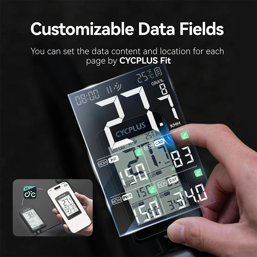 CYCPLUS M3 Cycling Bike Computer GPS Bicycle Computer Wireless ANT+ BLE 5.0 Waterproof Speedometer Bikes Cyclocomputer