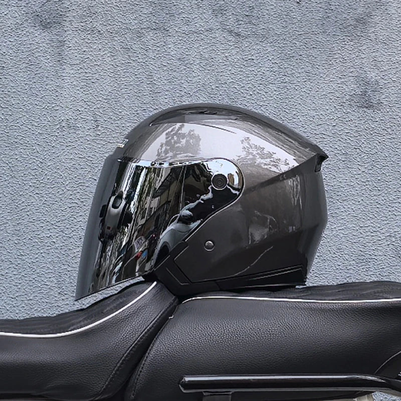 Motorcycle Helmet Male Female Four Seasons capacete para motocicleta cascos para moto Double Lens