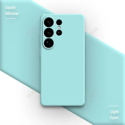 Liquid Silicone Square Shockproof Case for Samsung Galaxy