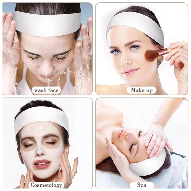Disposable SPA Facial Headbands for Skincare & Salon Use