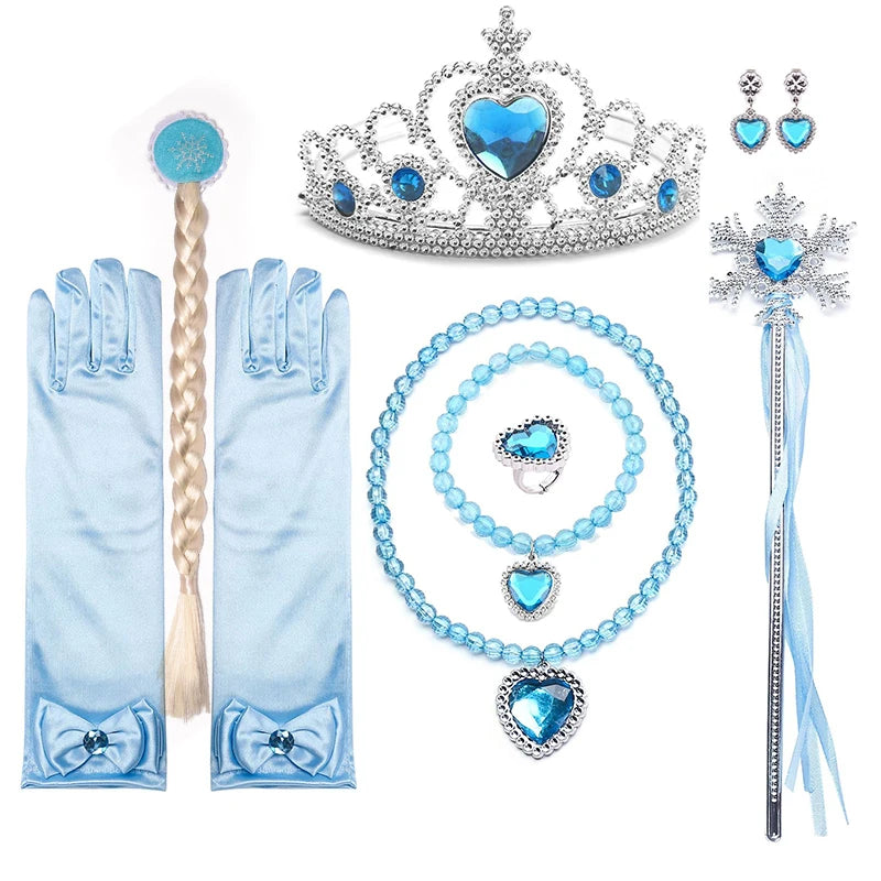Snow Queen Elsa Dress for Girls – Kids Cosplay