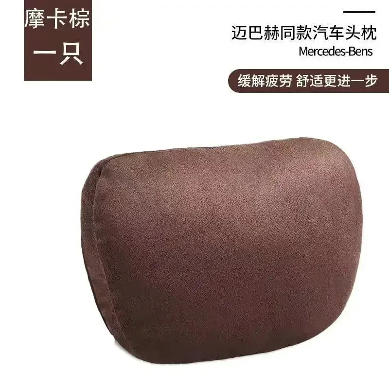 Luxury Car Headrest Neck Support Pillow – Universal Adjustable Cushion - Urbizia
