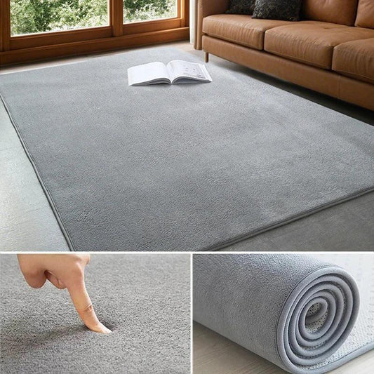 VIKAMA Modern Coral Velvet Carpet Soft Non-Slip Living Room Bedroom Carpet Large Area Children's Play Floor Mat For Home Decor - Urbizia