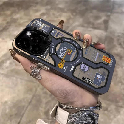 iPhone Luxury Circuit Label Shockproof Bumper Case