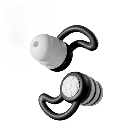 Silicone Noise Cancelling Earplugs Noise Filter Sleep Swimming Waterproof Three Layer Mute Earplugs