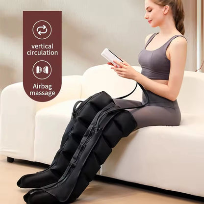 Air Compression Leg Massager Boots for Circulation Relief