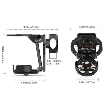 2026 NEW Motorcycle Foldable Cup Holder Lightweight Adjustable Water Bottle Mount for Electric Bicycle Sport Cycling Accessories