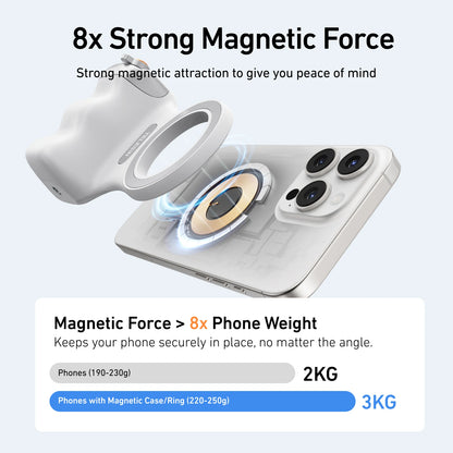 TELESIN Magnetic Phone Camera Shoot Hand Grip Universal Smart Phone Holder Shooting Aid Remote Control Handle for Iphone Andriod