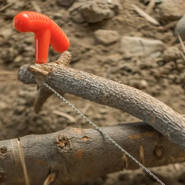 Portable Stainless Steel Wire Saw Survival Camping Cutting Tool - Urbizia