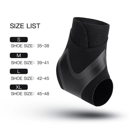 Adjustable Ankle Support Pad Ankle Sleeve Pressure Anti-Spinning Elastic Breathable Support Fitness Sports Safety Prevention