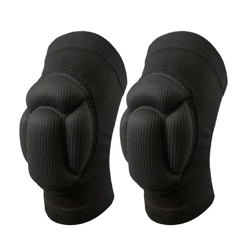 1Pair Thickened Protection Sports Kneepad Gym Support Fitness Gear Gear Basketball Brace Protector Male/Female Non Slip Pads - Urbizia
