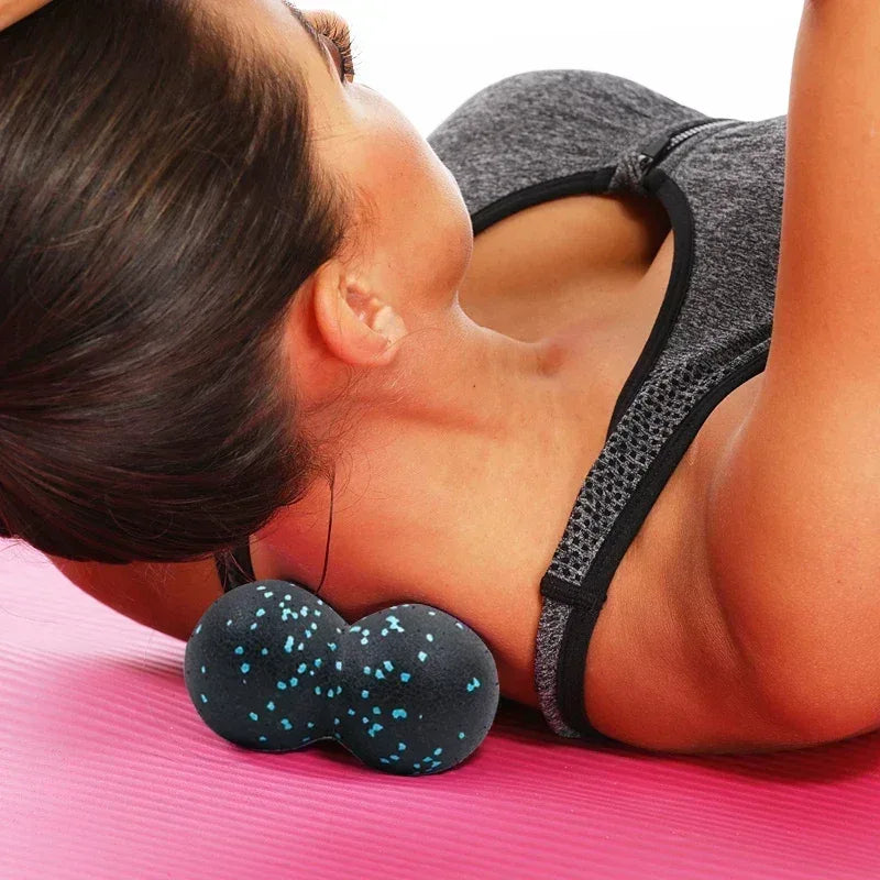 EPP 8cm Peanut Balls Body Massage Fascia Ball High Density Muscle Relaxation Lacrosse Fitness Yoga Myofascia Ball Relieve Pain - Urbizia