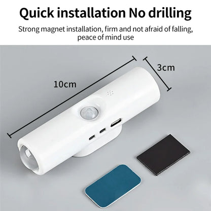 LED Cabinet Lights Motion Sensor Ambient Light Magnetic RGB Rechargeable Wall Sunset Lamp Hallway Stairs Kitchen Night Light