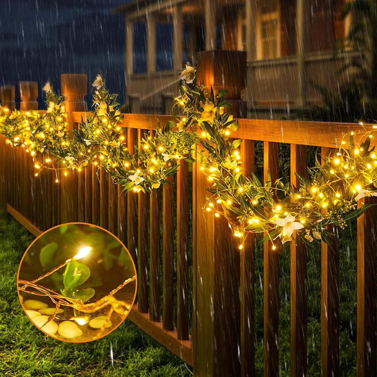 Cluster Firecracker String Lights – 6M to 50M LED Fairy Garland