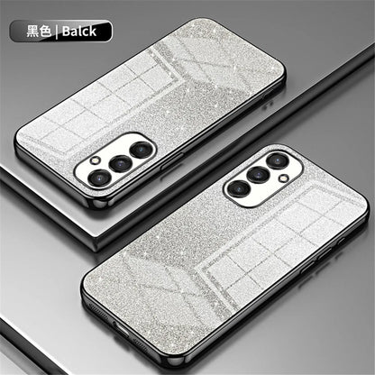 FLYKYLIN Luxury Gradient Glitter Bling Plating Case For Samsung Galaxy S24 S23 S21 Fe S22 Plus Ultra 5G Soft Silicone Back Cover