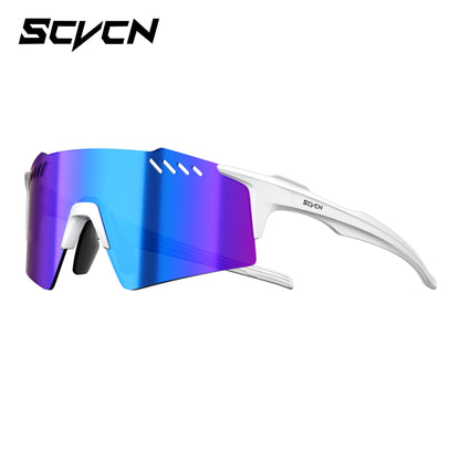 SCVCN Outdoor Photochromic Sunglasses Sports Bike Cycling Glasses Man MTB Climbing Glasses Eyewear Women Driving Bicycle Goggles