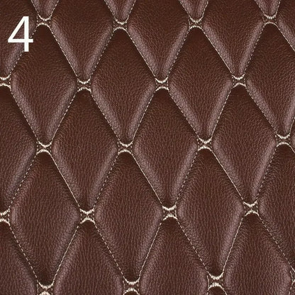 100x158cm Faux Leather Fabric Foam Quilted Padded for Car Interior Seat Cover Sofa Cushion Wear Resistant DIY