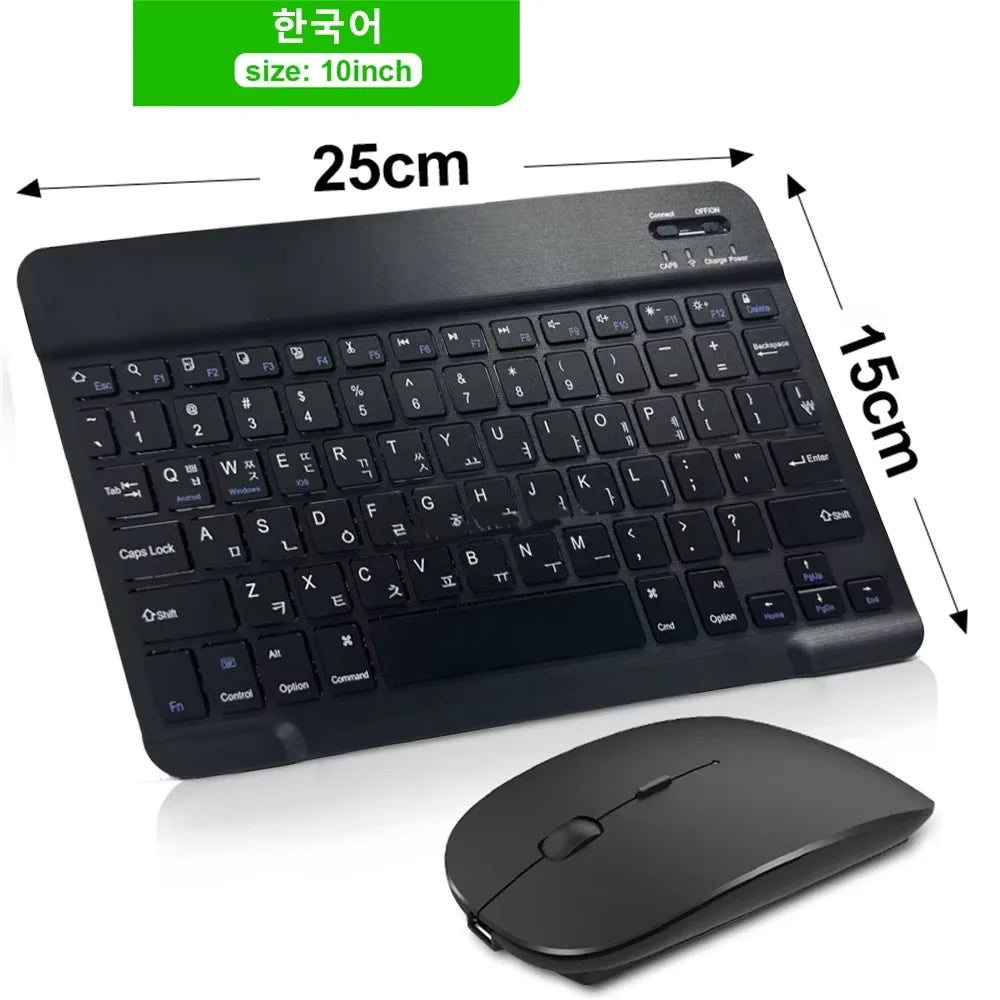 2025 New Bluetooth Wireless Keyboard Mouse For IOS Android Windows Tablet For iPad Mini Pro Keyboard Multi functional operation