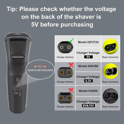 5V Type-C Shaver Adapter for Beard Trimmer