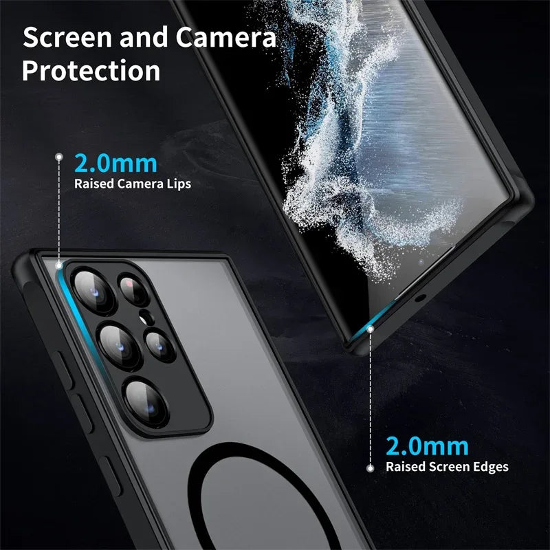 Samsung Galaxy Shockproof Case – Wireless MagSafe Cover
