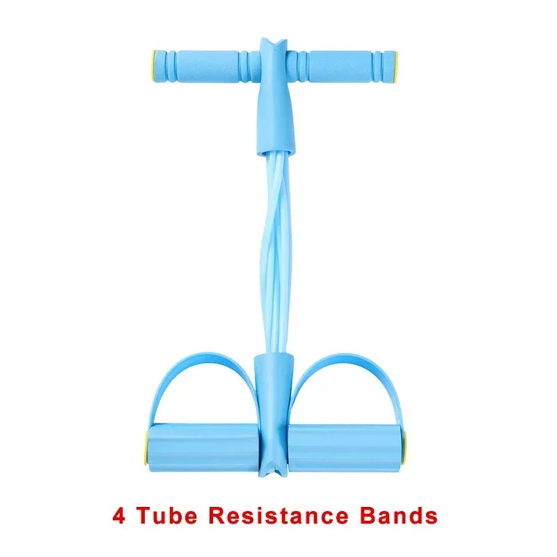 4-Level Resistance Band Tensioner with Non-Slip Handles - Home Fitness Equipment for Abdominal Muscle Training Yoga Abdominal - Urbizia