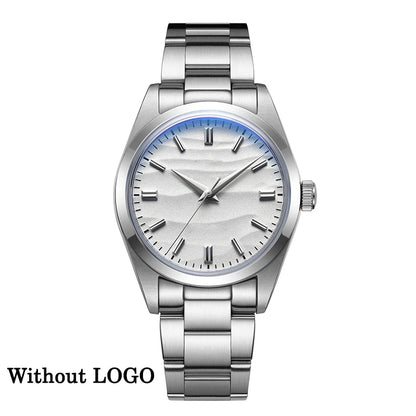 ADDIESDIVE Hot Sale AD2030 Quartz Watch Simple 10Bar Steel Dive Wristwatch Bubble Mirror Pot Cover Glass Sports 36mm Men Watches