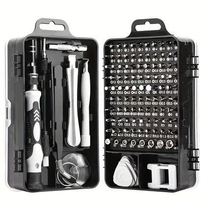 115-in-1 Small Screwdriver Set, Professional Repair Tool Kit for Phone, Computer, Watch, Console, Eyeglass and Electronic