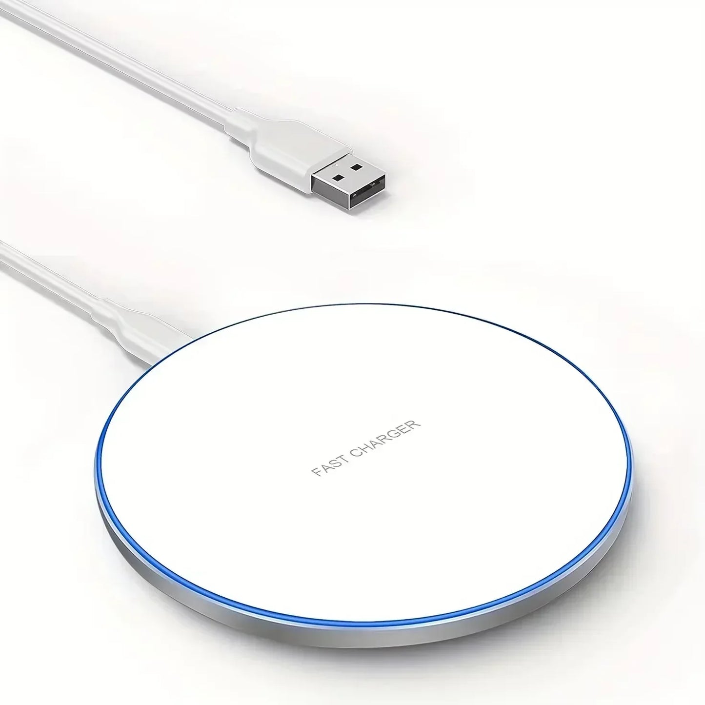30W Desktop LED Wireless Charger Pad Phone Holder For iPhone 17 16 15 14 13 Pro Max Samsung Xiaomi Induction Fast Charging Stand - Urbizia