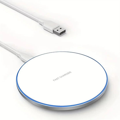 30W Desktop LED Wireless Charger Pad Phone Holder For iPhone 17 16 15 14 13 Pro Max Samsung Xiaomi Induction Fast Charging Stand - Urbizia