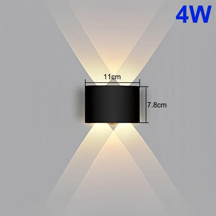 Up and Down LED Wall Lamp – Indoor & Outdoor, Waterproof