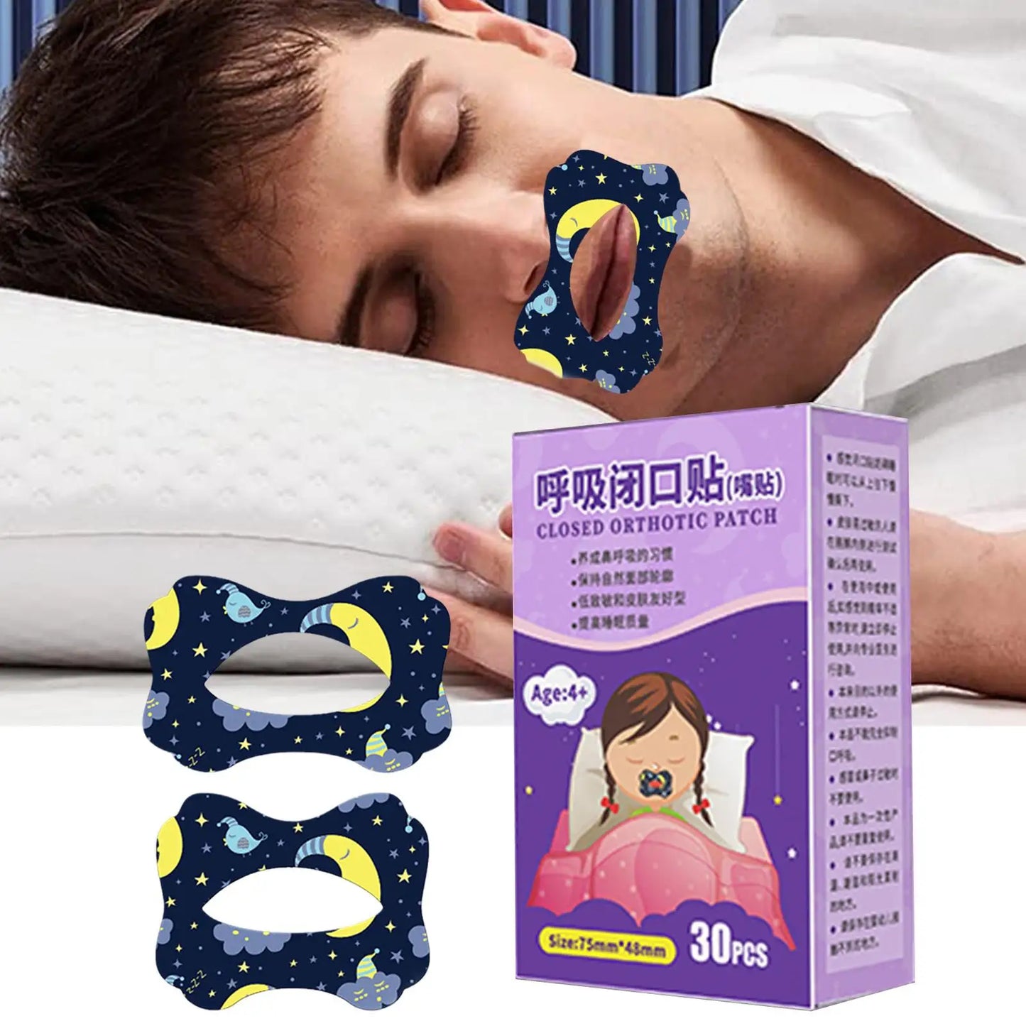 Anti-Snoring Sleep Breathing Correction Patch