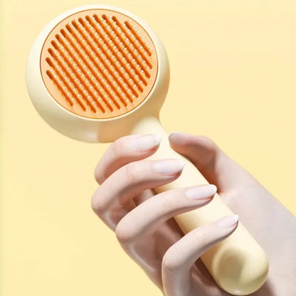 Cat Brush Self-cleaning Cat Brush Pet Hair Remover One Click Combs for Cats Hair Cleaning Pet Grooming Massage Dog Comb Brushes - Urbizia