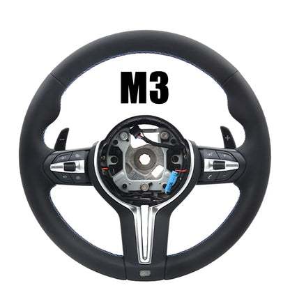 Leather Steering Wheel For BMW F20 F21 F22 F23 F32 F06 F12 F01 F02 F30 F31 F34 F10 F11 F07 1 3 5 7 Series Parts Racing Wheel