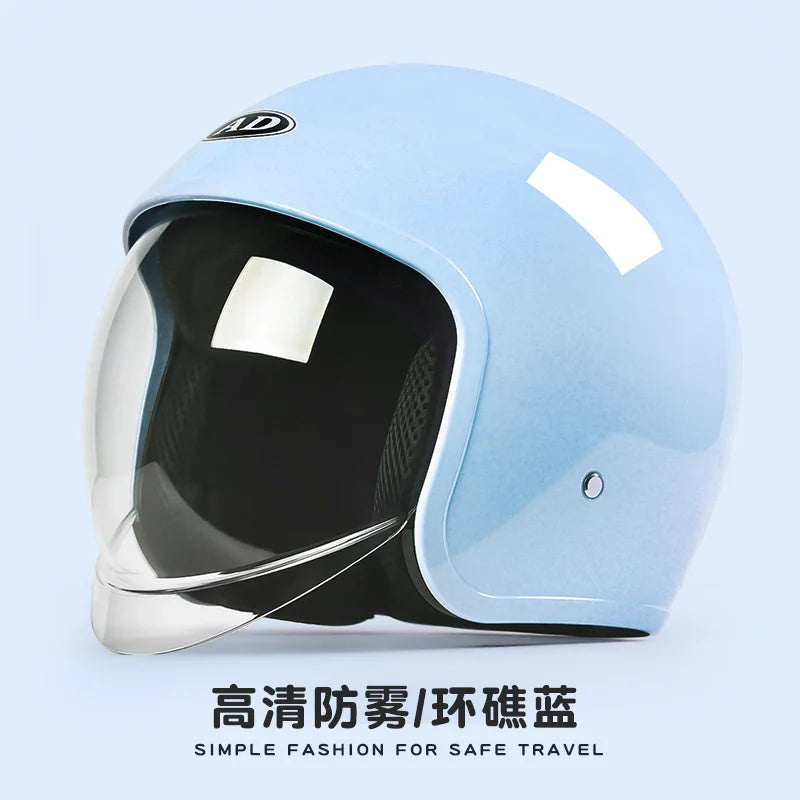 GB Certified Electric Vehicle Helmet for Men and Women All-season Universal Electric Vehicle Safety Helmet Motorcycles Winter