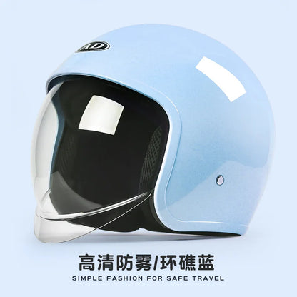 GB Certified Electric Vehicle Helmet for Men and Women All-season Universal Electric Vehicle Safety Helmet Motorcycles Winter