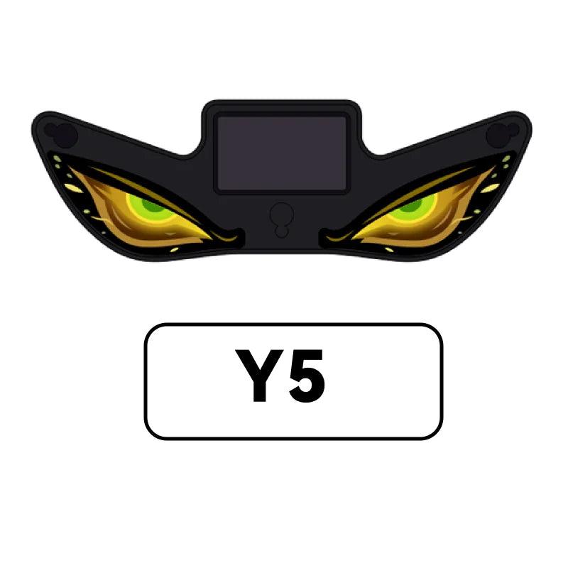 Solar Powered Car Neon Light Wireless Cool DEMON EYE Led Ambient Light Suction Cup USB Rechargeable Atmosphere Breathing Lamp