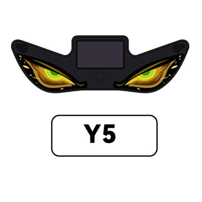 Solar Powered Car Neon Light Wireless Cool DEMON EYE Led Ambient Light Suction Cup USB Rechargeable Atmosphere Breathing Lamp