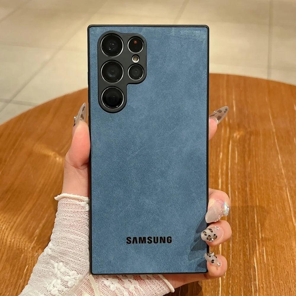 Lambskin Shockproof Case for Samsung Galaxy