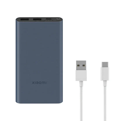 Xiaomi 10000mAh 22.5W Power Bank, 3 Ports, USB-C Fast Charging, Aluminum Alloy, Support Low Current Mode, For iPhone 16 15 14 13