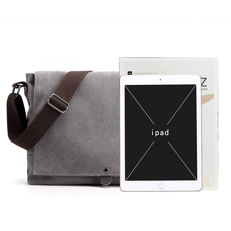 Men's multi-functional shoulder bag, leisure large capacity business travel bag, fashionable storage sling bag