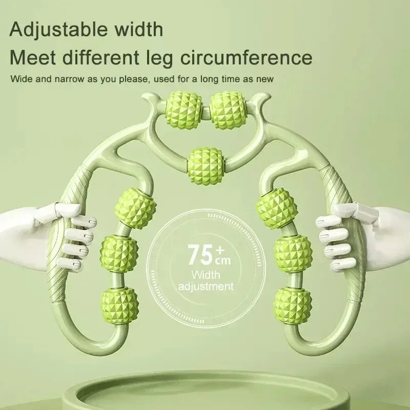 Circular Leg Massager - 12-Round Slimming & Muscle Relaxation Equipment for Thighs and Calves, Leg Toning Artifact - Urbizia