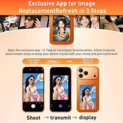 E-Ink NFC iPhone Case – Wireless Display, Battery Free