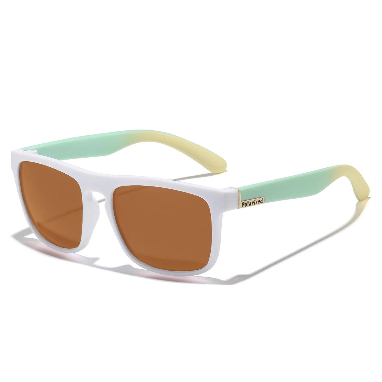 Retro Square Polarized Cycling Sunglasses UV400 Unisex
