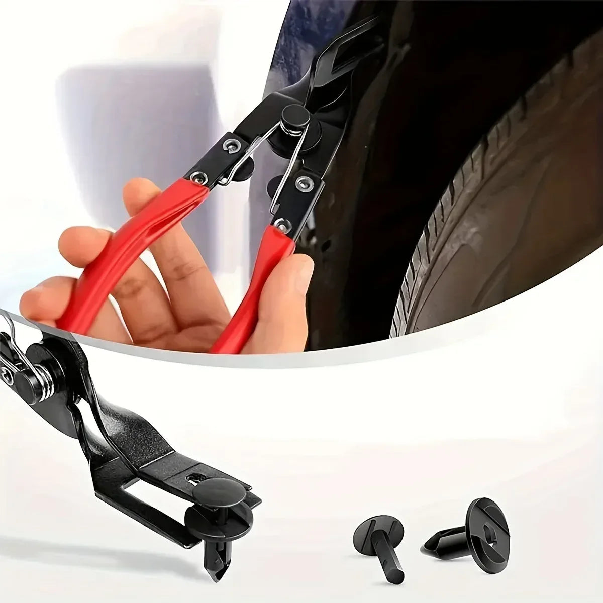 Fastener Remover Car Trim Rivet Removal Pry Tool Repair Kit for Automotive Door Panel,Upholstery,Dashboard,Plastic Fasteners - Urbizia