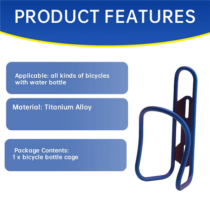 Bike Cycling Accessory 2 PCS Ultra Light Sand Blasted Aluminum Tube Water Bottle Cage With Aluminum Mount Bolts