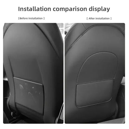 Car Seat Back Protective Mat For Tesla Model 3 / Y Full Seat Anti Kick Pad Leather Anti Scratch Protector Mats Car Accessories - Urbizia