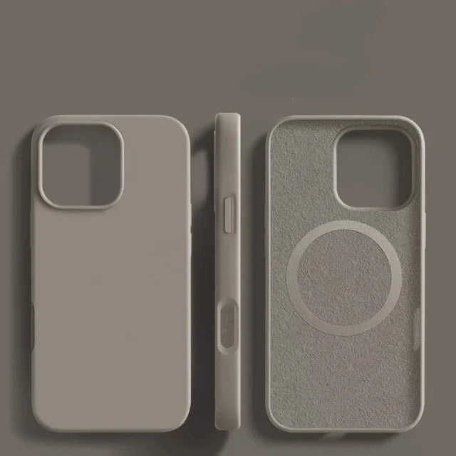 For iPhone 18 17 Pro Max 16 Plus Luxury Magsafe Magnetic Liquid Silicone Frame Phone Case For iPhone 15 14 13 Protective Cover