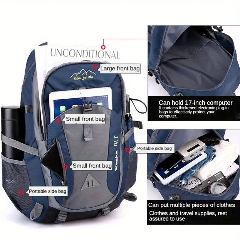 New 40L outdoor hiking bag men's and women's shoulder bag sports bag leisure travel backpack large capacity