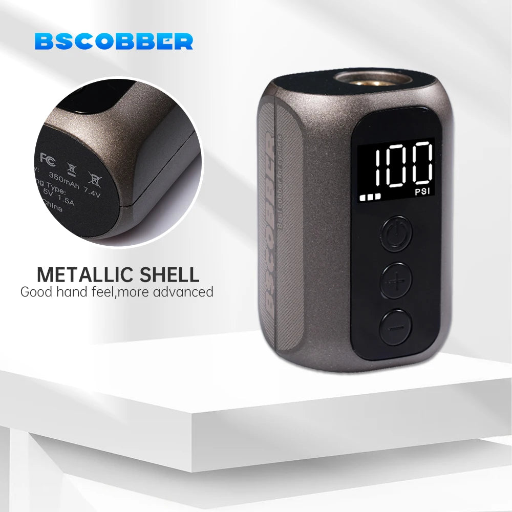 BSCOBBER 4in1 Electric Portable Tyre Tire Inflator Cycling Tool Bicycle Air Injection Bike Pumps Accessories 100PSI With Display